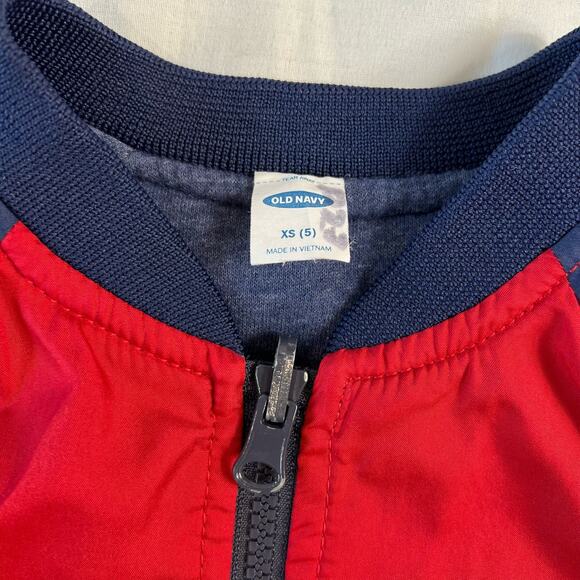 ON Reversible Bomber Jacket XS 5 Red and Blue Back To The Future Cosplay - Picture 2 of 7